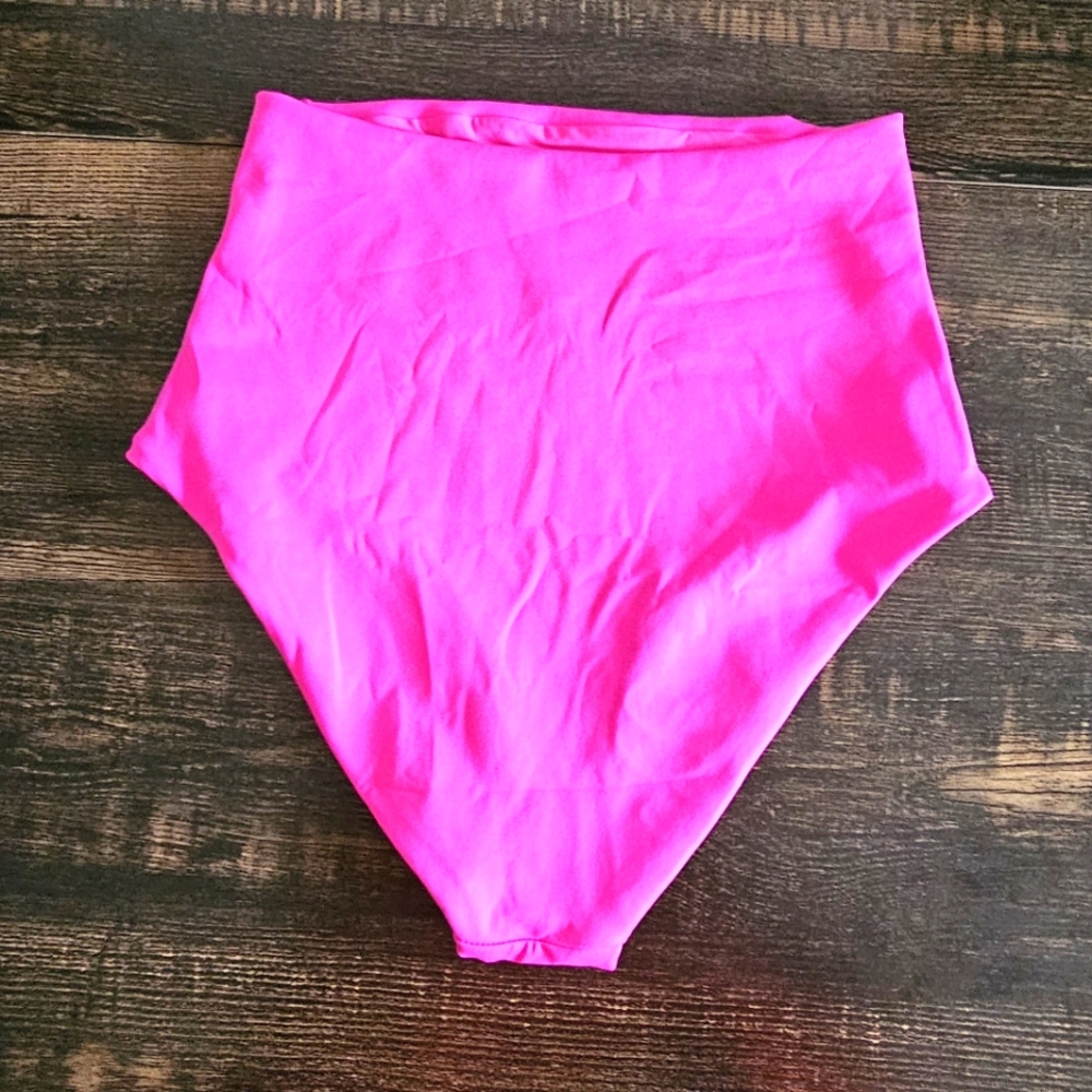 Left On Friday Bold Pink Swimwear